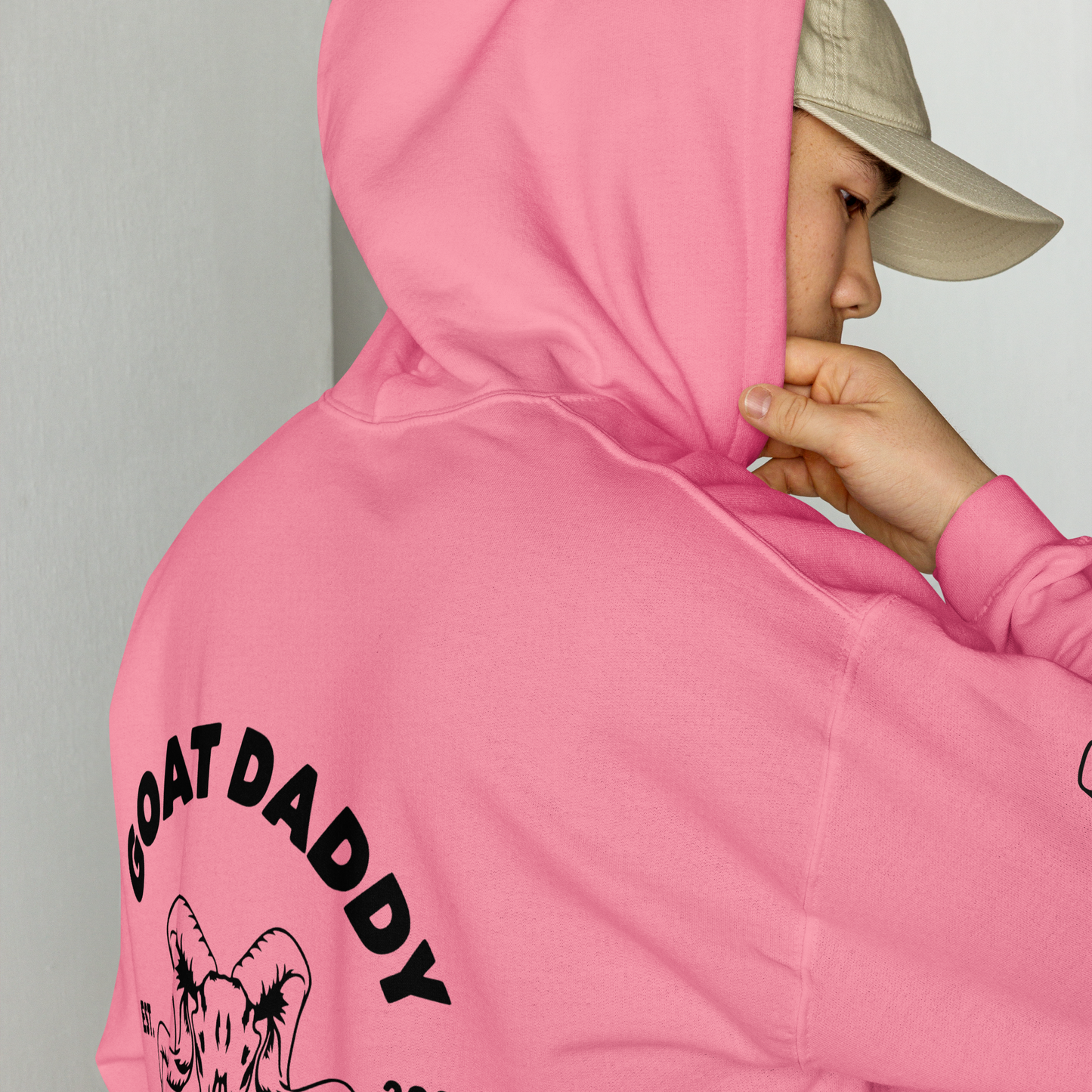 Goat Daddy Roping Breast Cancer Awareness Hoodie — Limited Edition